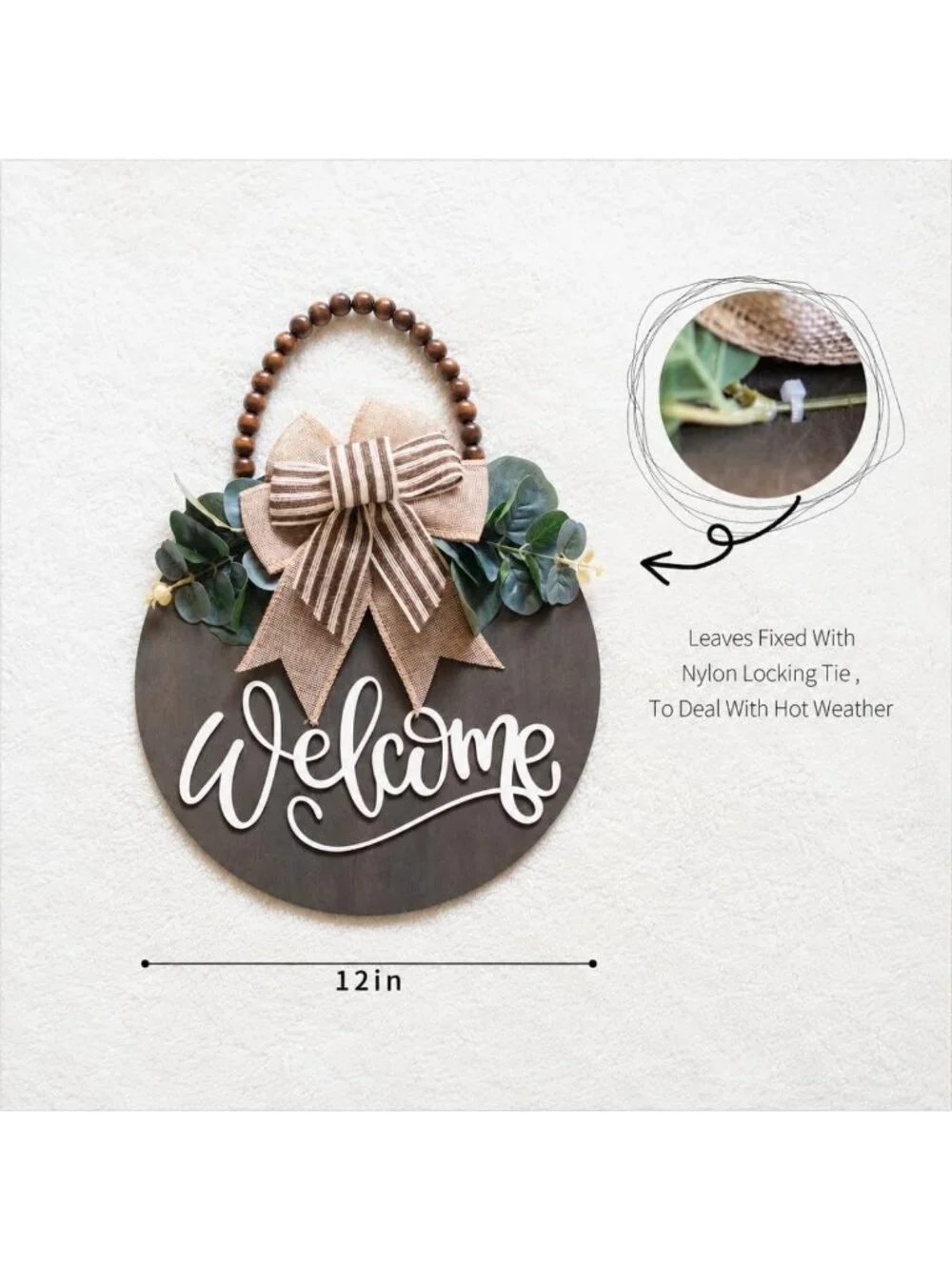 Seasonal Welcome Sign for Front Door - 12